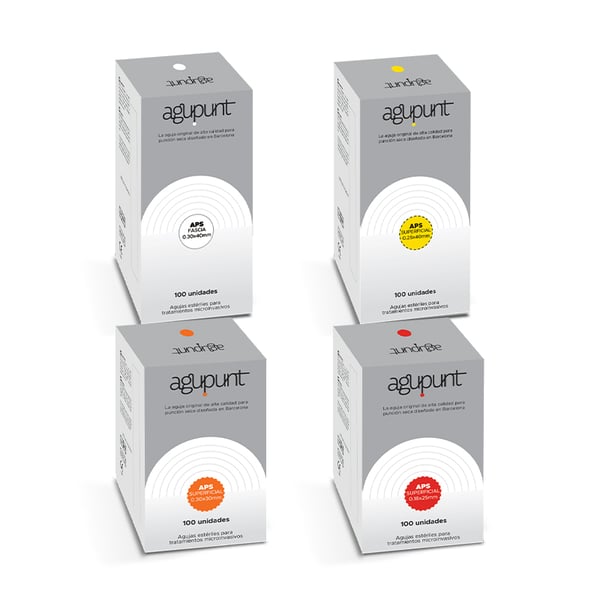 Physiotherapy needles for superficial dry needling Agu-punt